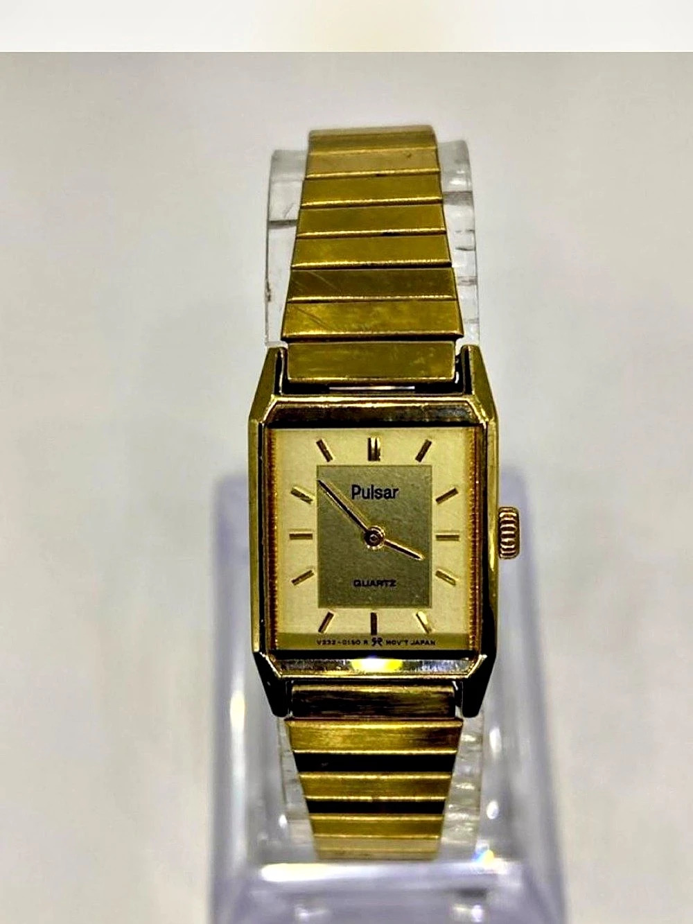Luxury Vintage “ Ladies ^^^ Pulsar *^* Gold-Tone Quartz Watch ***